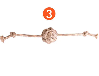 Cotton Hemp Dog Toy Set